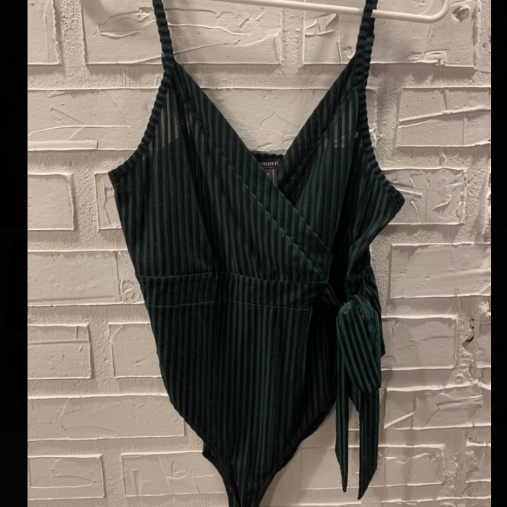 Forever 21 Green Bodysuit